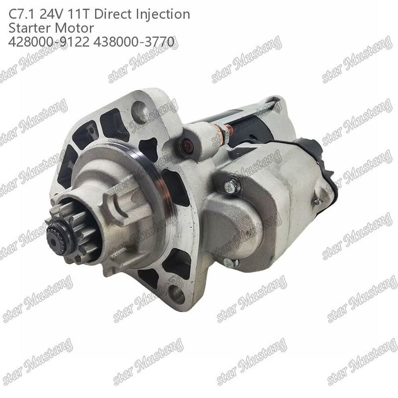 エンジンスタートモーター C7.1 DI型 24V 11T 428000-9122 438000-3770 カタピラー エンジン用部品