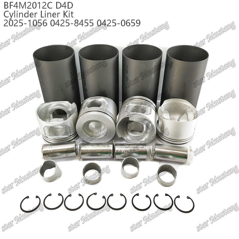 重用車用エンジンピストンキット BF4M2012C D4D 2025-1056 0425-8455 0425-0659