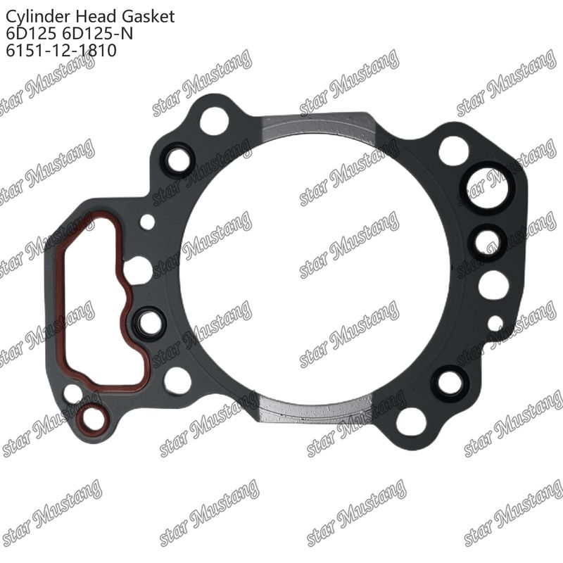 クマツスエンジン用スペアパーツのためのシリンダーガスケット 6D125 6D125-N 6151-12-1810