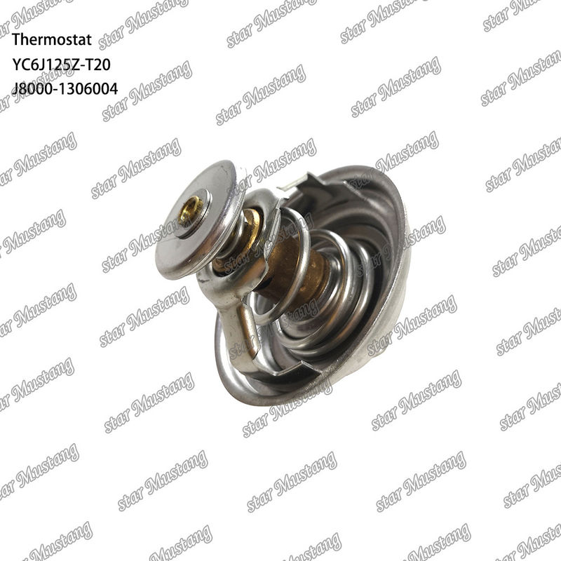 温度計 YC6J125Z-T20 J8000-1306004 75°C エンジンの部品と統合構造と6ヶ月
