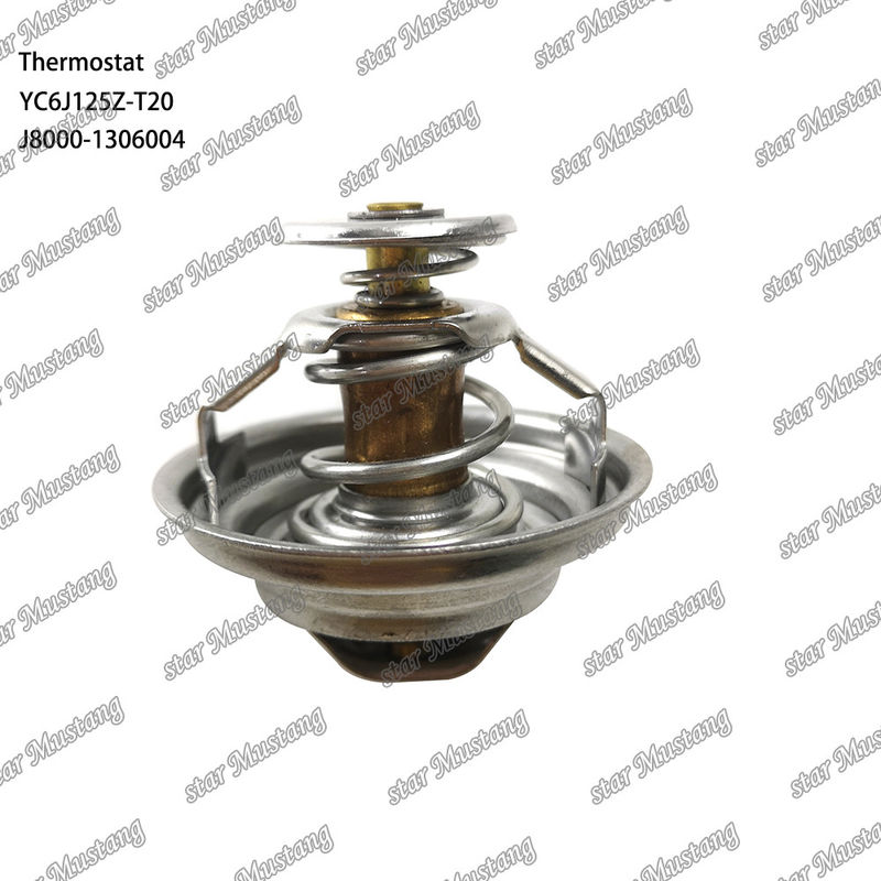温度計 YC6J125Z-T20 J8000-1306004 75°C エンジンの部品と統合構造と6ヶ月