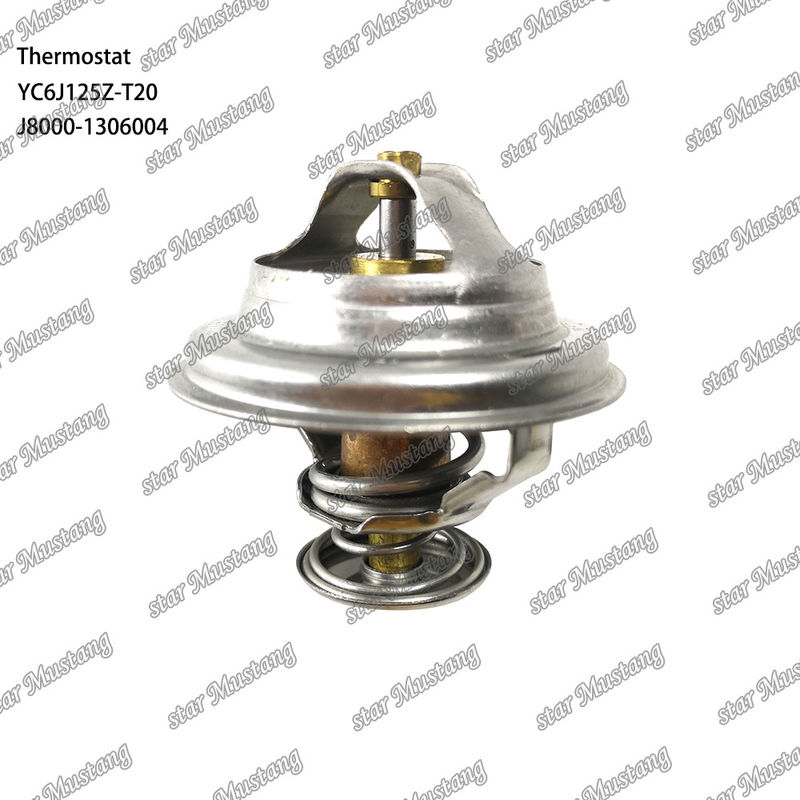 温度計 YC6J125Z-T20 J8000-1306004 75°C エンジンの部品と統合構造と6ヶ月