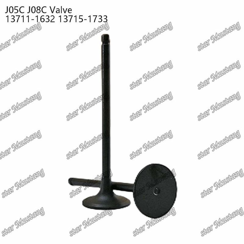 バルブ J05C J08C 13711-1632 13715-1733 ヒノエンジンのスペアパーツに適しています