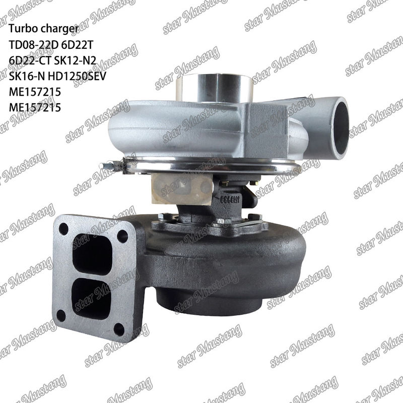 TD08-22D 6D22T 6D22-CT SK12-N2 SK16-N HD1250SEV トルボチャージャー ME157215 ME157215 三?? エンジン用