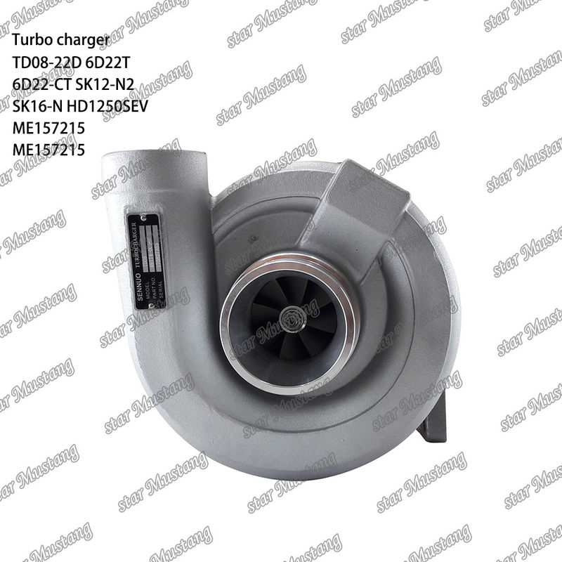 TD08-22D 6D22T 6D22-CT SK12-N2 SK16-N HD1250SEV トルボチャージャー ME157215 ME157215 三?? エンジン用