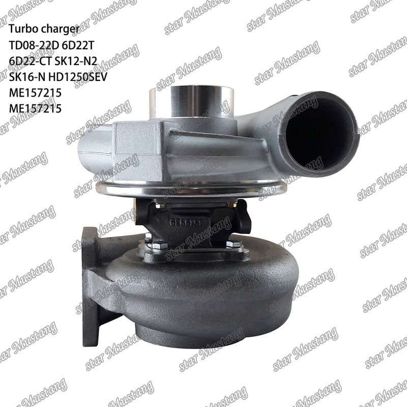 TD08-22D 6D22T 6D22-CT SK12-N2 SK16-N HD1250SEV トルボチャージャー ME157215 ME157215 三?? エンジン用