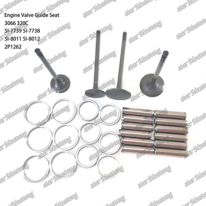 バルブガイド 3066 320C 5I-7739 5I-7738 5I-8011 5I-8012 2P1262 エンジンの部品,統合構造と6ヶ月ストック状態