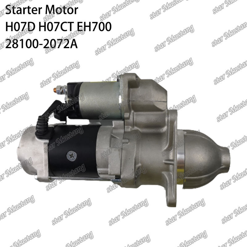 H07D H07CT EH700 EX220-5 エンジンスタートモーター 24V 11T 5.5KW 28100-2072A 28100-1443A 28100-2271 HINO エンジンのスペアパーツのために