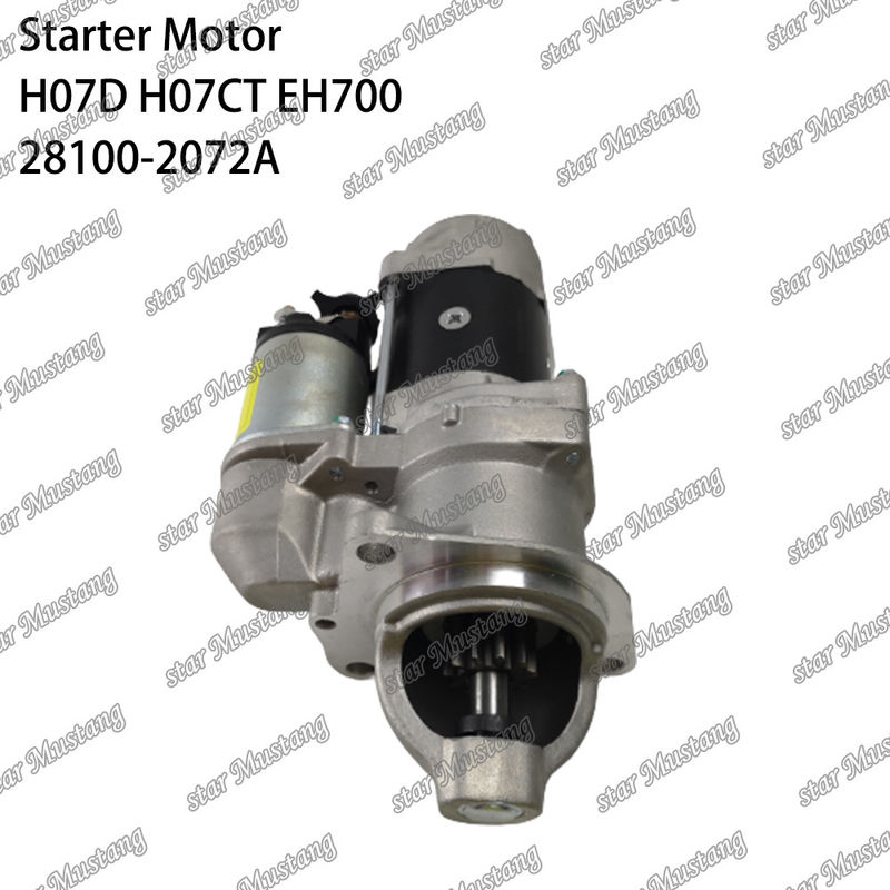 H07D H07CT EH700 EX220-5 エンジンスタートモーター 24V 11T 5.5KW 28100-2072A 28100-1443A 28100-2271 HINO エンジンのスペアパーツのために
