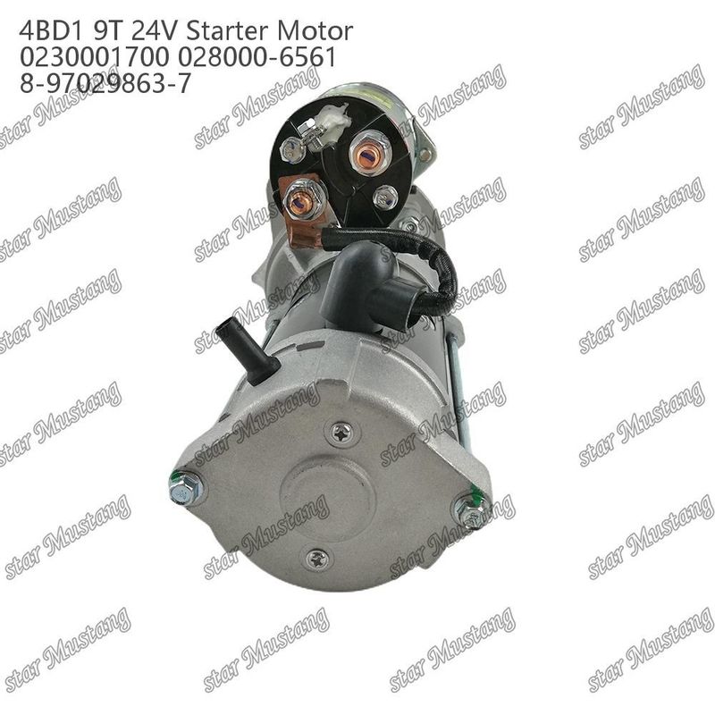 4BD1 エンジンスタートモーター 24V 0230001700 028000-6561 8-97029863-7 ISUZU エンジン用部品