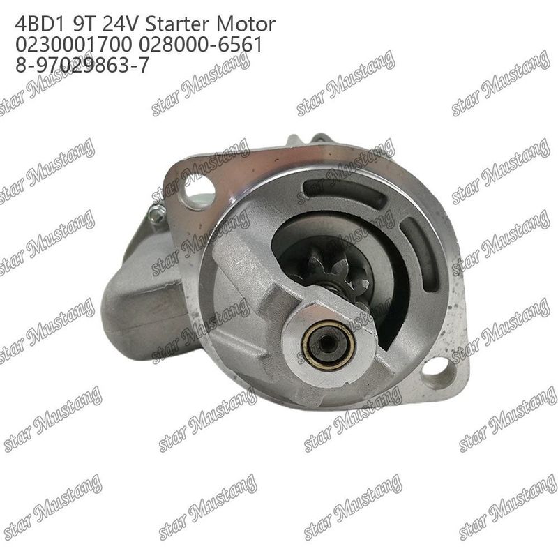 4BD1 エンジンスタートモーター 24V 0230001700 028000-6561 8-97029863-7 ISUZU エンジン用部品