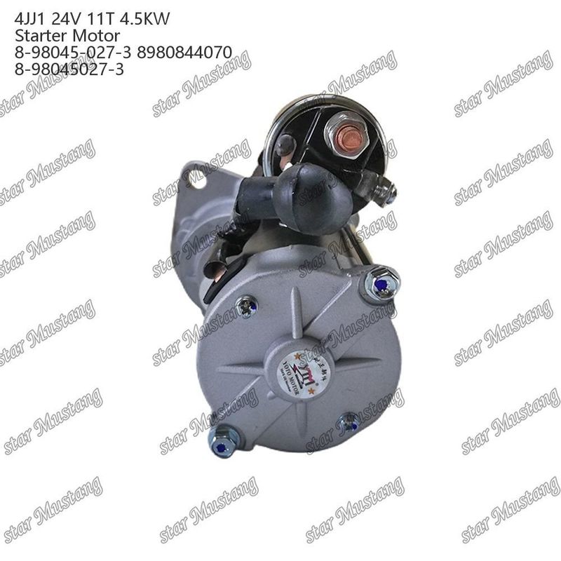 4JJ1 エンジンスタートモーター 24V 11T 4.5KW 8-98045-027-3 8980844070 8-98045027-3 ISUZU エンジン用スペアパーツ
