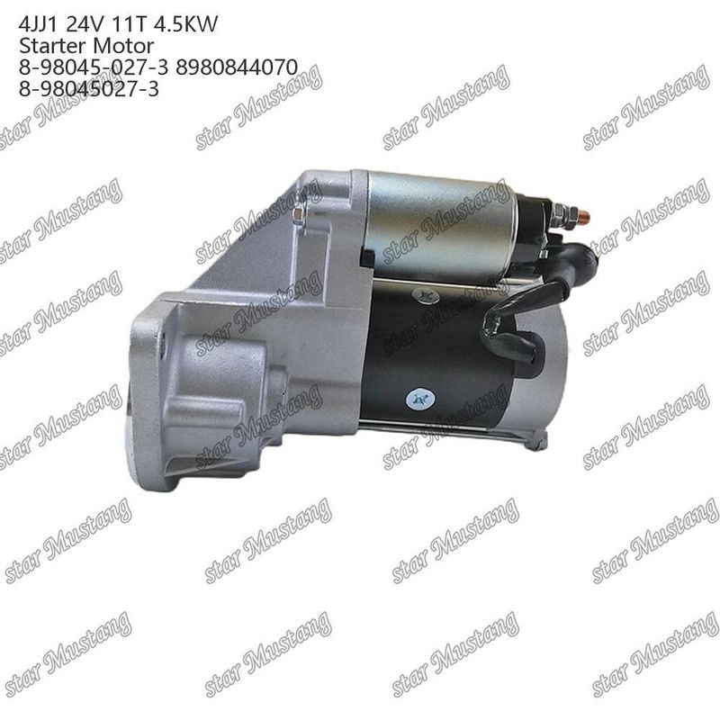 4JJ1 エンジンスタートモーター 24V 11T 4.5KW 8-98045-027-3 8980844070 8-98045027-3 ISUZU エンジン用スペアパーツ