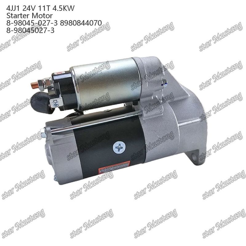 4JJ1 エンジンスタートモーター 24V 11T 4.5KW 8-98045-027-3 8980844070 8-98045027-3 ISUZU エンジン用スペアパーツ