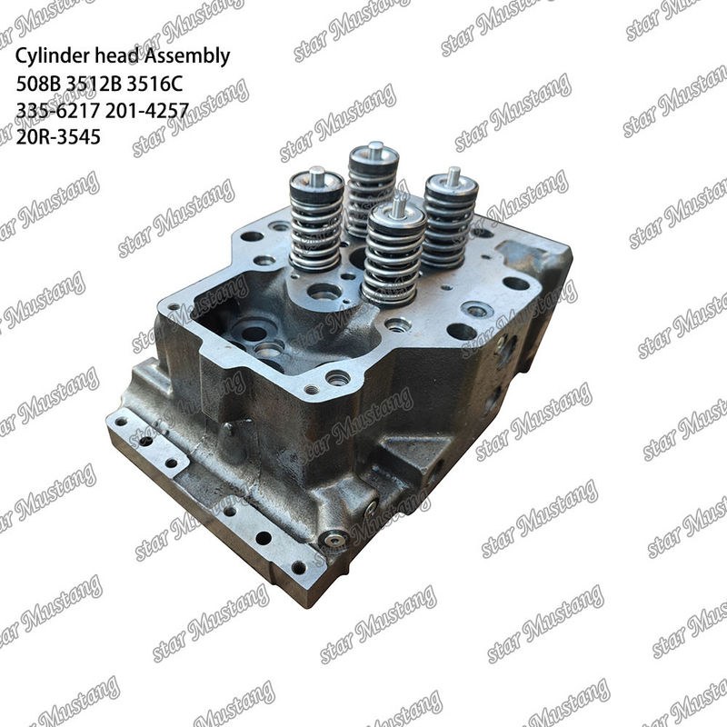 シリンダーヘッド組 508B 3512B 3516C 335-6217 201-4257 20R-3545 キャターピラーエンジン用スペアパーツ ディーゼルエンジンタイプ
