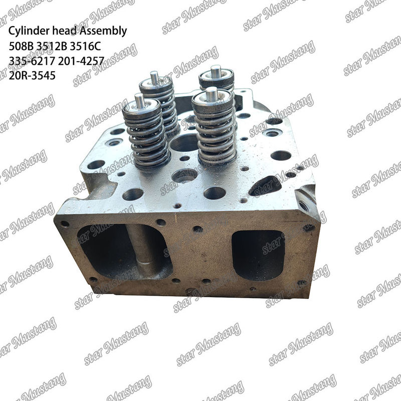 シリンダーヘッド組 508B 3512B 3516C 335-6217 201-4257 20R-3545 キャターピラーエンジン用スペアパーツ ディーゼルエンジンタイプ