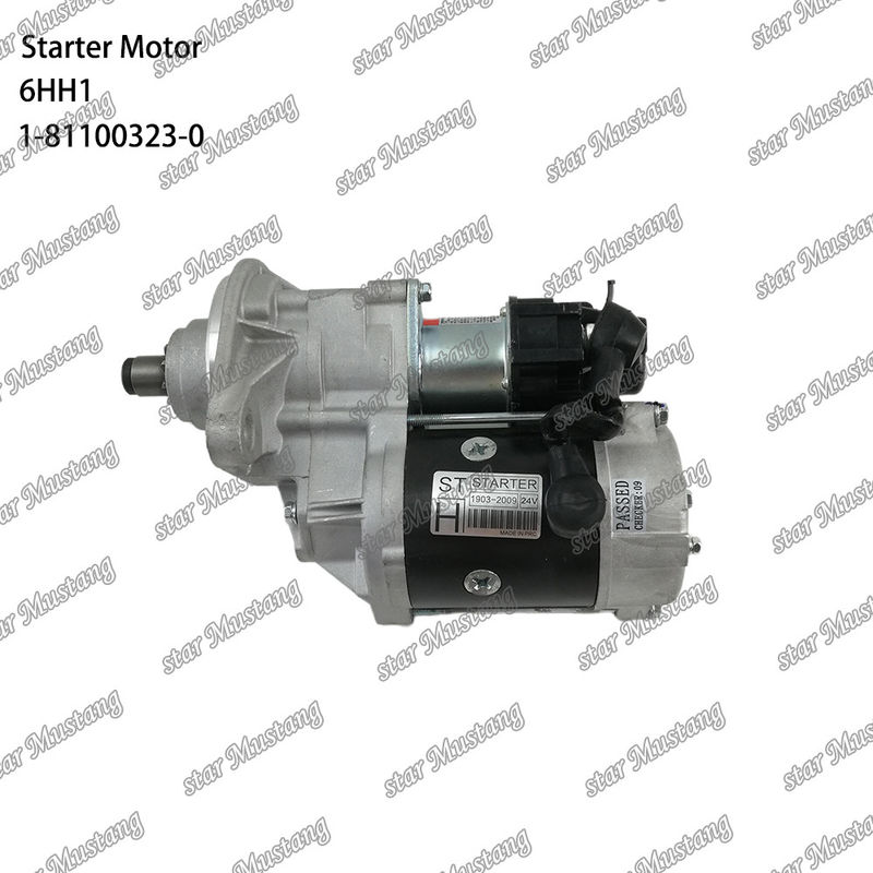 状況 6HH1 エンジンスタートモーター 11T 24V 5.0KW 1-81100323-0 1-81100307-0 ISUZU エンジン用部品