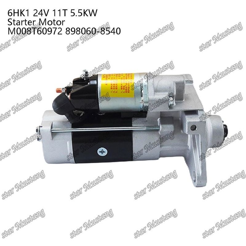 6HK1 エンジンスタートモーター 24V 11T 5.5KW M008T60972 898060-8540 ISUZU エンジン用部品