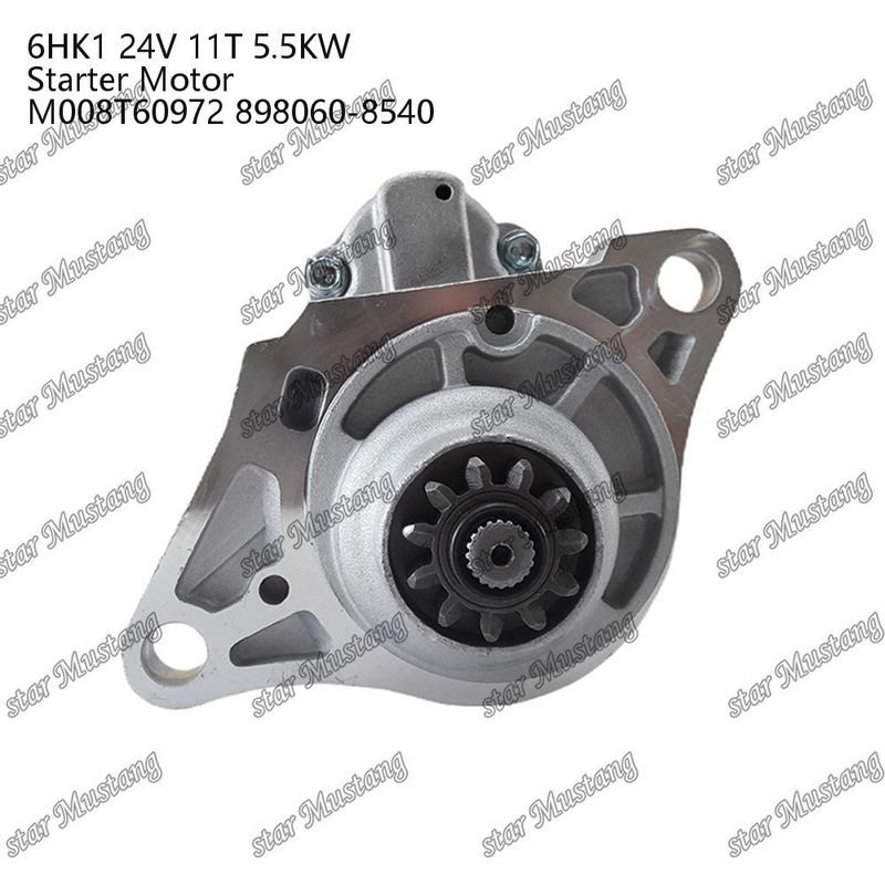 6HK1 エンジンスタートモーター 24V 11T 5.5KW M008T60972 898060-8540 ISUZU エンジン用部品