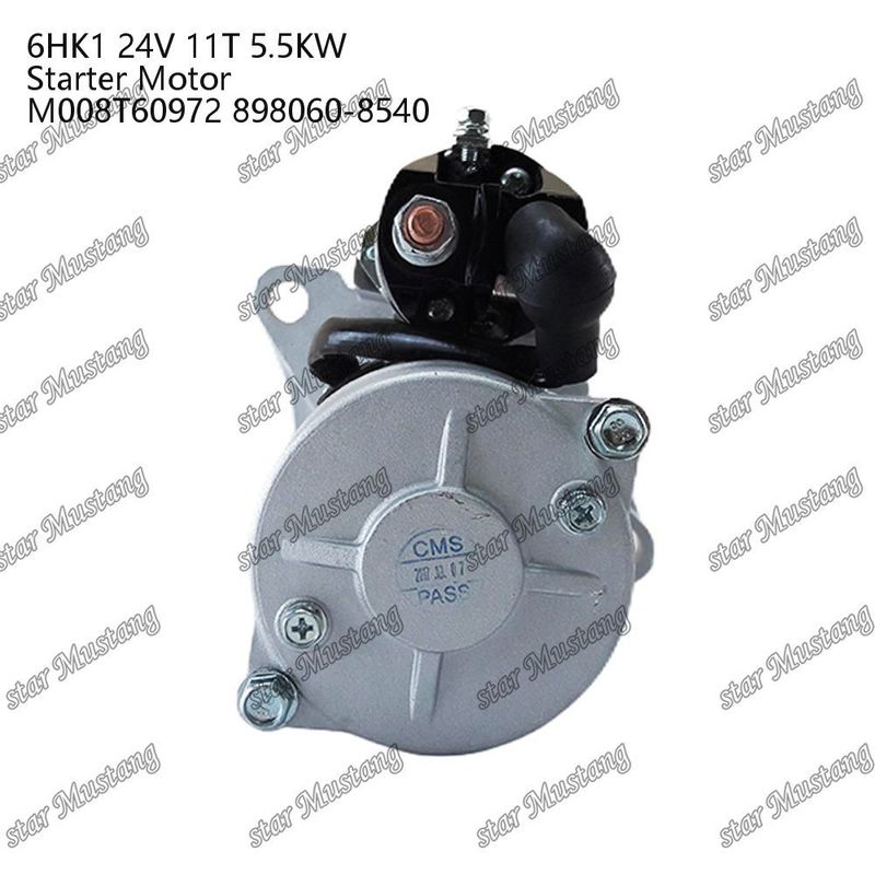6HK1 エンジンスタートモーター 24V 11T 5.5KW M008T60972 898060-8540 ISUZU エンジン用部品
