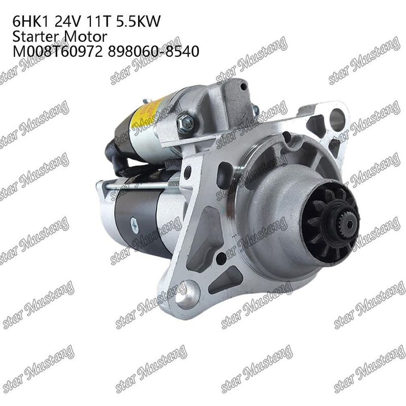 6HK1 エンジンスタートモーター 24V 11T 5.5KW M008T60972 898060-8540 ISUZU エンジン用部品