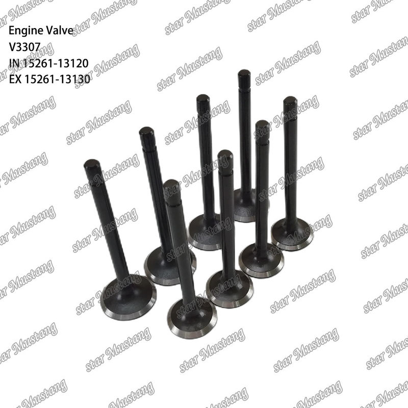 状況 V3307 IN 15261-13120 EX 15261-13130 エンジン部品 統合構造バルブ