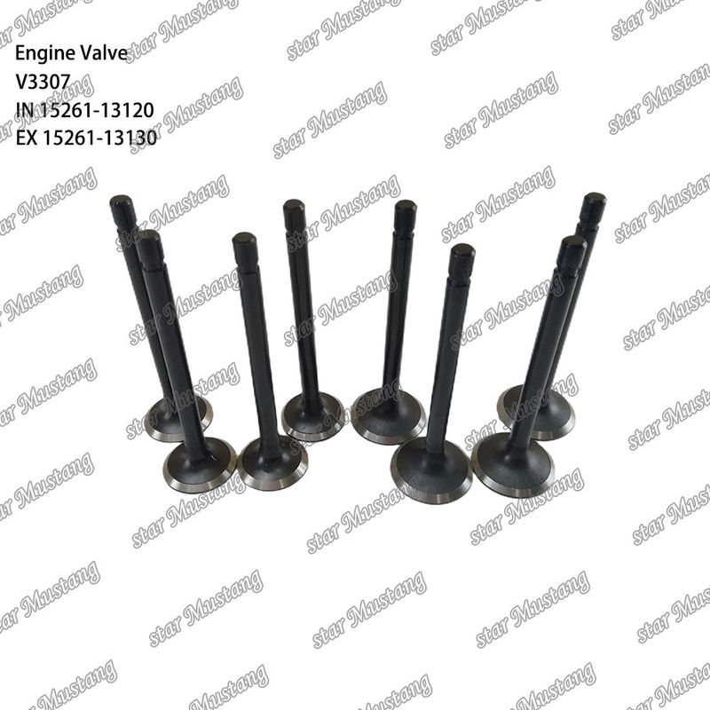 状況 V3307 IN 15261-13120 EX 15261-13130 エンジン部品 統合構造バルブ