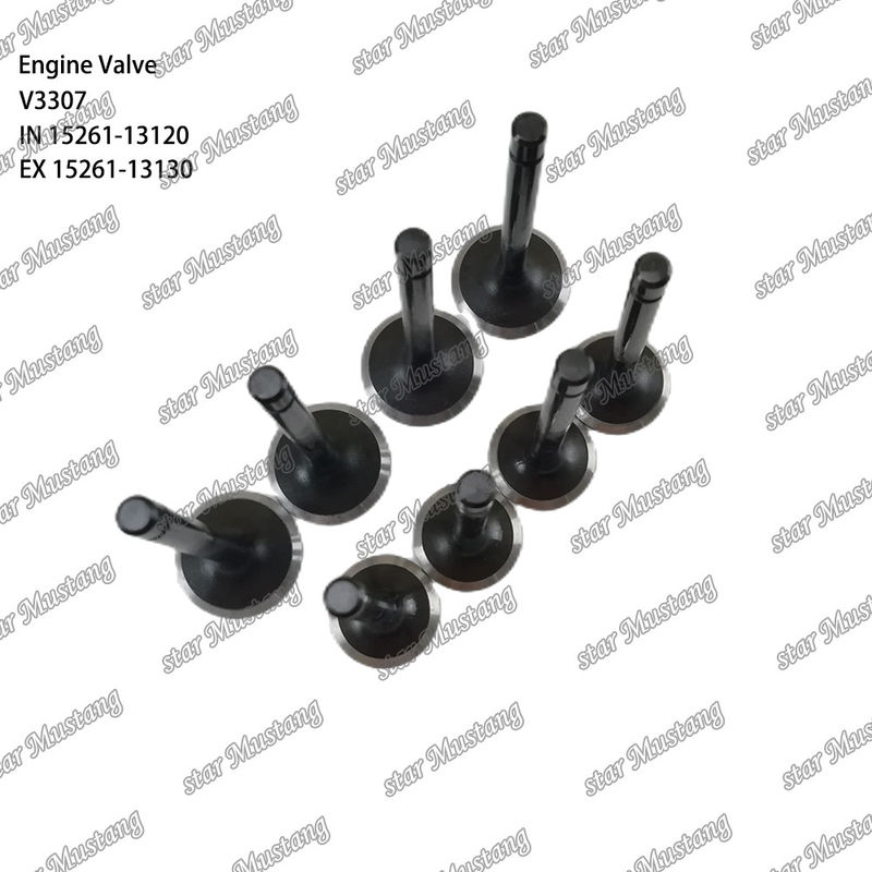 状況 V3307 IN 15261-13120 EX 15261-13130 エンジン部品 統合構造バルブ
