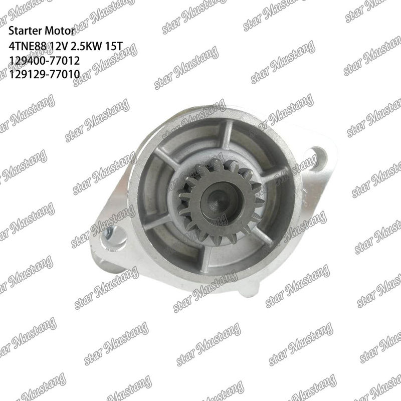 4TNE88 エンジンスタートモーター 12V 2.5KW 15T 129400-77012 129129-77010 YANMAR エンジン用スペアパーツ