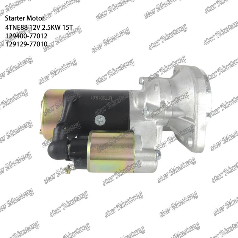 4TNE88 エンジンスタートモーター 12V 2.5KW 15T 129400-77012 129129-77010 YANMAR エンジン用スペアパーツ