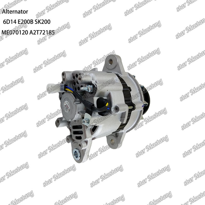アルテネレーター 6D14 E200B SK200 24V 35A ME070120 A2T70772 A2T72185 三?? エンジン用スペアパーツに適しています