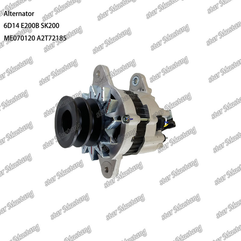 アルテネレーター 6D14 E200B SK200 24V 35A ME070120 A2T70772 A2T72185 三?? エンジン用スペアパーツに適しています