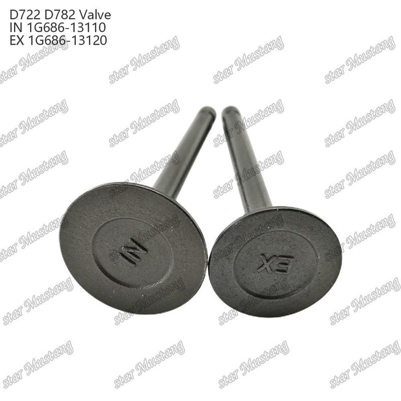 オリジナルストック 統合構造バルブ ZB400 ZB500 Z400 Z430 Z482 D722 D782 IN 14601-13110 EX 14601-13120 オンラインサポート付きディーゼルエンジン部品