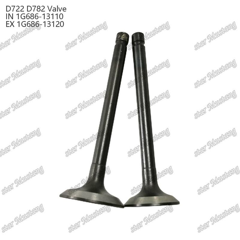 オリジナルストック 統合構造バルブ ZB400 ZB500 Z400 Z430 Z482 D722 D782 IN 14601-13110 EX 14601-13120 オンラインサポート付きディーゼルエンジン部品