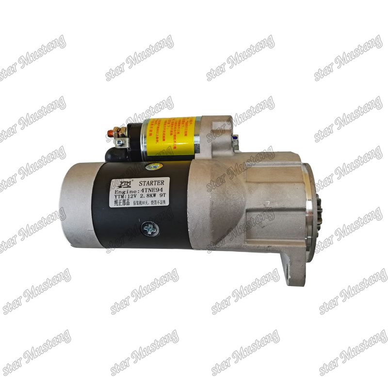 4TNE94 エンジンスタートモーター 12V 2.8KW 9T YANMAR エンジン用部品