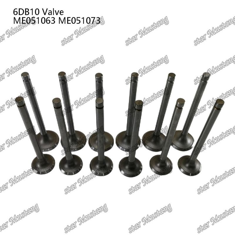 統合構造バルブ 6DB10 IN ME051063 EX ME051073 ディーゼルエンジンの部品 オリジナルストック