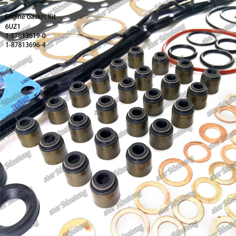 完全なガスケットキット 6UZ1 1-87813619-0 1-87813696-4 イスズーエンジン部品に適しています