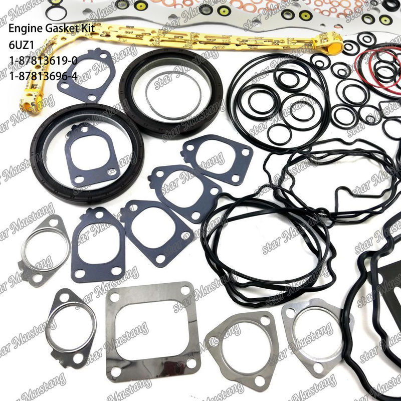 完全なガスケットキット 6UZ1 1-87813619-0 1-87813696-4 イスズーエンジン部品に適しています