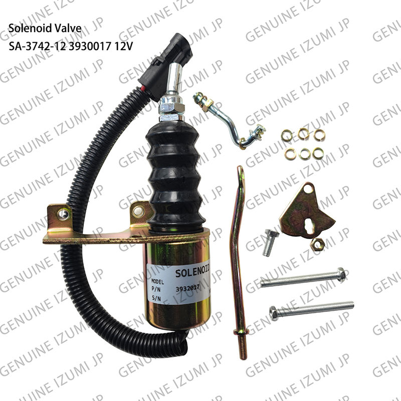SA-3742-12 3932017 ディーゼルエンジンの部品のための電磁気弁12Vのシャットオフ
