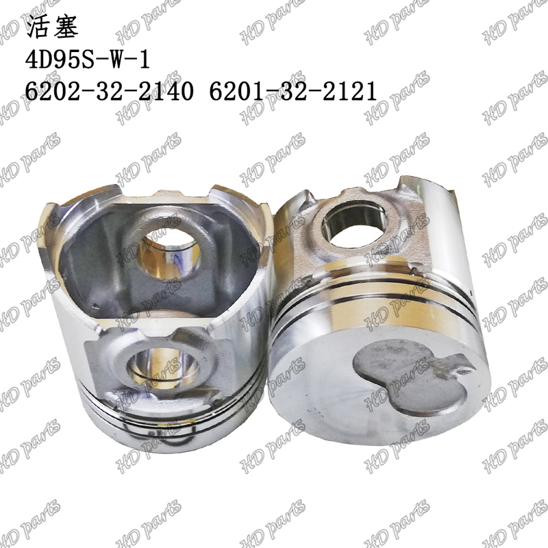 Original Diesel Engine Piston With Pin 4D95S-W-1 Height 104mm 6202-32-2140