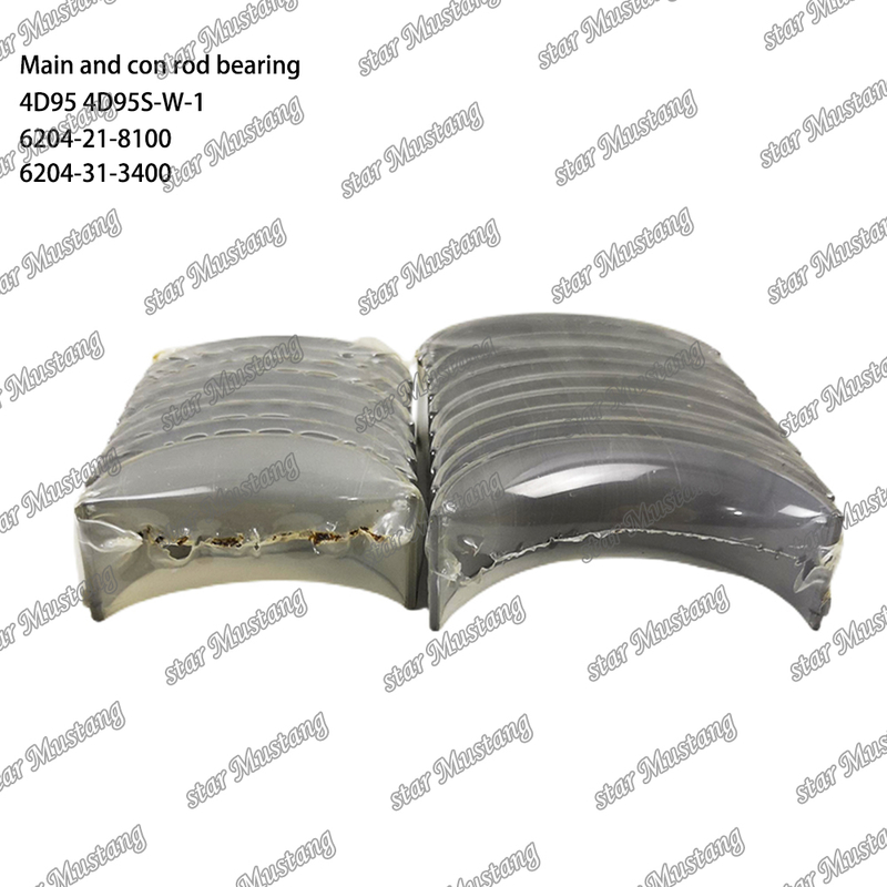 Original Diesel Engine Main And Con Rod Bearing 4D95 4D95S-W-1 6204-21-8100 6204-31-3400