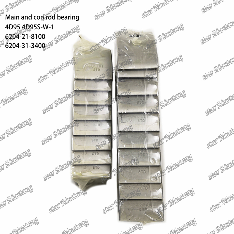 Original Diesel Engine Main And Con Rod Bearing 4D95 4D95S-W-1 6204-21-8100 6204-31-3400